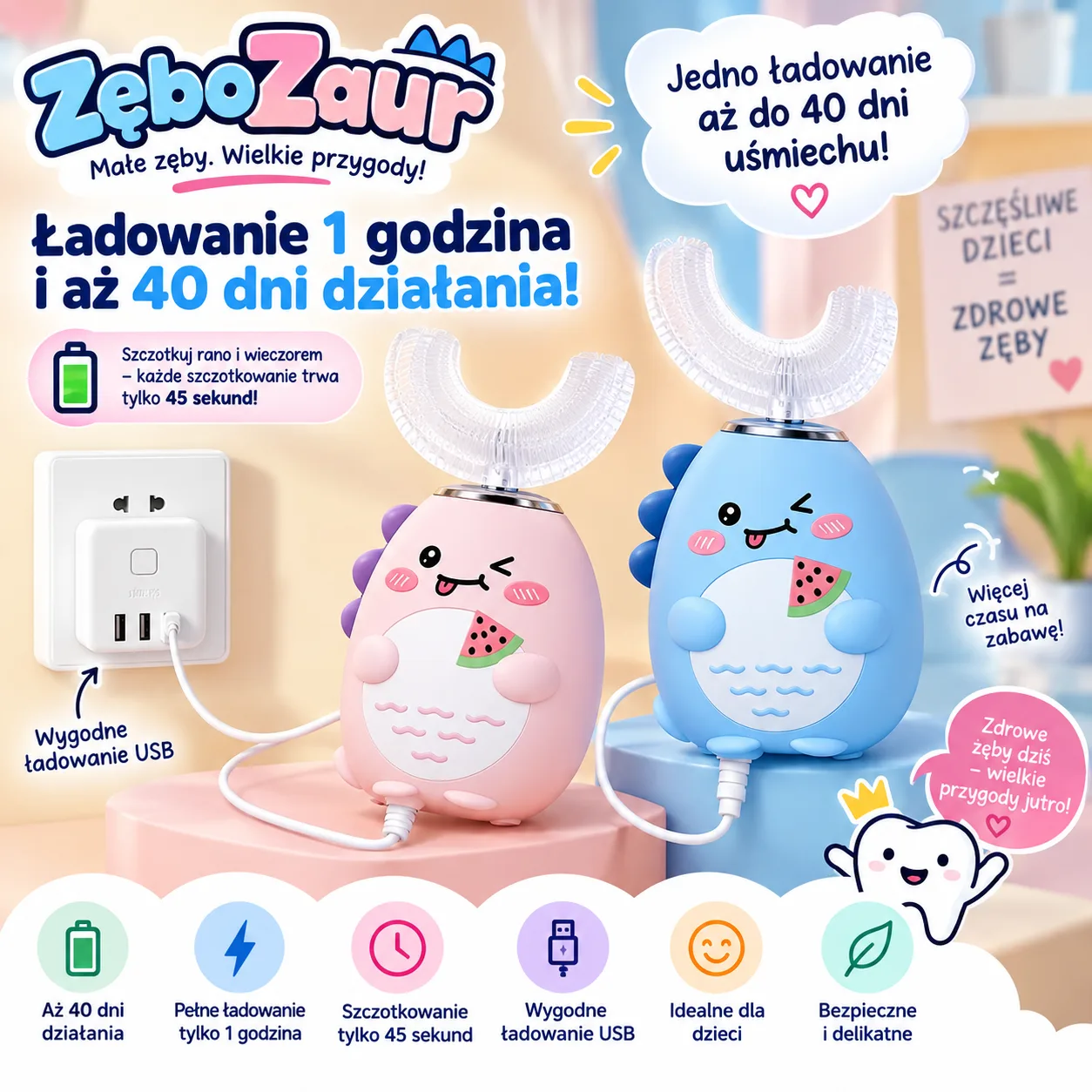 Krok 2: Włącz dinozaura